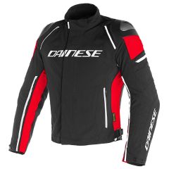 Dainese Racing 3 D-Dry Textile Jacket Black / Black / Red