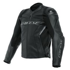 Dainese Racing 4 Leather Jacket Black / Black