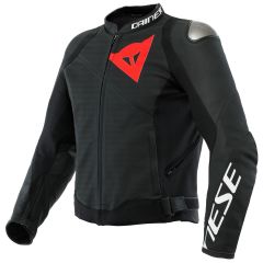 Dainese Sportiva Perforated Leather Jacket Matt Black
