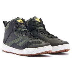 Dainese Suburb Air Riding Shoes Black / White / Army Green