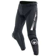 Dainese Super Speed Leather Trousers Black / White