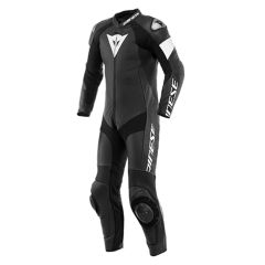 Dainese Tosa One Piece Perforated Leather Suit Black / White