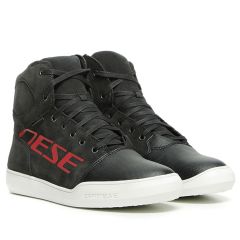 Dainese York D-WP Riding Shoes Dark Carbon / Red