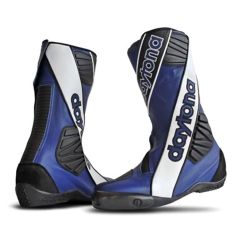 Daytona Security Evo 3 Outer Leather Boots Blue / White / Black