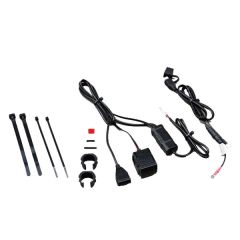 Daytona Power Supply USB & Cigarette Socket Black For Motorcycle Handlebar
