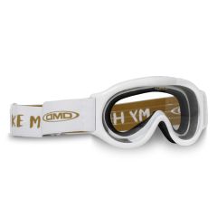 DMD Ghost Goggles White With Clear Lens For Helmets