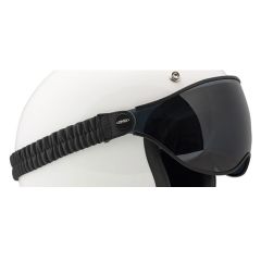 DMD Goggles Smoke With Black Strap For Vintage Helmets