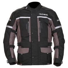 Duchinni Journey Textile Jacket Black / Gunmetal Brown