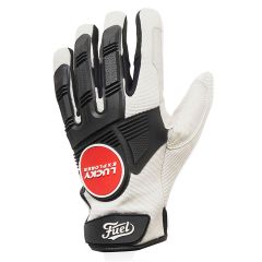 Fuel Astrail Textile Gloves Lucky Explorer White / Black