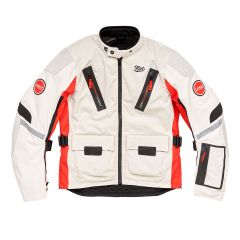 Fuel Astrail Textile Jacket Lucky Explorer White / Red