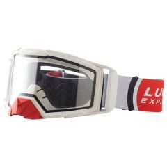 Fuel Endurage Goggles Lucky Explorer White With Clear Lens