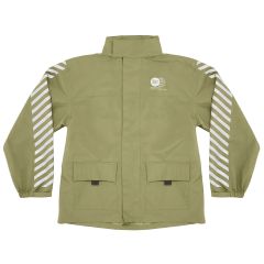 Fuel Rainer Two Piece Rain Oversuit Army Green