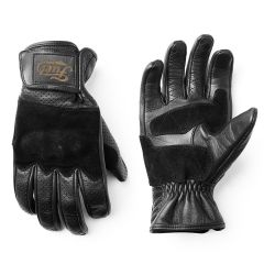 Fuel Rodeo Leather Gloves Black