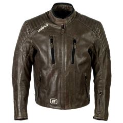 Garibaldi Bullrider Vintage Leather Jacket Brown