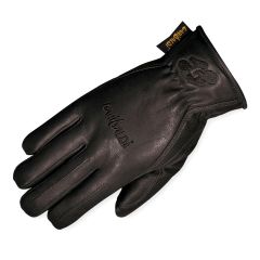 Garibaldi Campus Vintage Leather Gloves Black