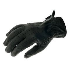 Garibaldi Veneto Vintage Leather Gloves Black