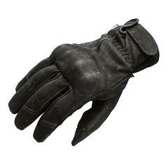 Garibaldi Veneto KP Vintage Summer Urban / Touring Leather Gloves Black