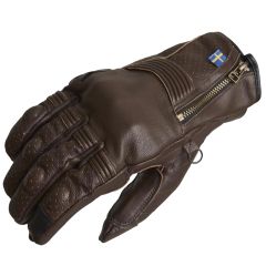 Halvarssons Hofors Summer Short Leather Gloves Brown