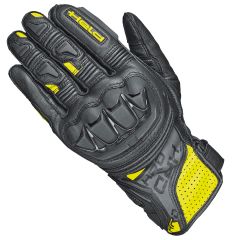 Held Kakuda Summer Leather Gloves Black / Fluo Yellow