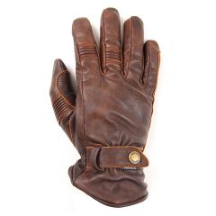 Helstons Boston Summer Waterproof Leather Gloves Brown