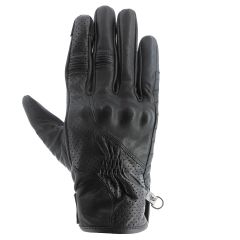 Helstons Brooks Air Leather Gloves Black / Black