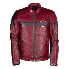 Helstons Chevy Leather Jacket Bordeaux Red