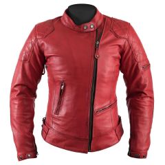 Helstons KS70 Ladies Leather Jacket Red