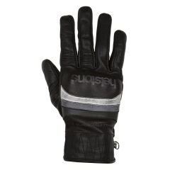 Helstons Mora Summer Leather Gloves Black / White / Grey