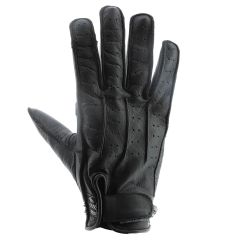 Helstons Oscar Summer Leather Gloves Black / Grey