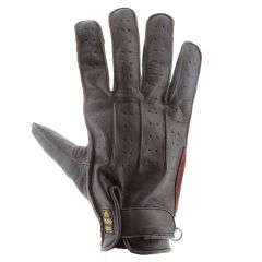 Helstons Oscar Summer Leather Gloves Brown / Brown