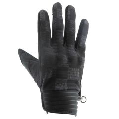 Helstons Simple Summer Textile Gloves Black / Grey