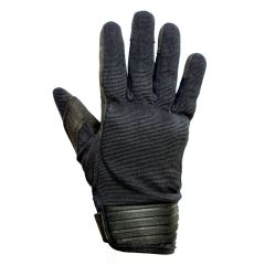 Helstons Simple Ladies Summer Textile Gloves Black