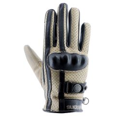 Helstons Tinta Air Ladies Summer Leather Gloves Beige / Black