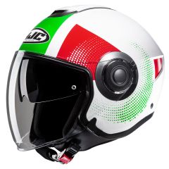 HJC i40N Pyle MC41 Green / White / Red