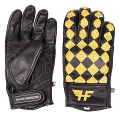 Holy Freedom 2021 Bullit Leather Gloves Black / Yellow