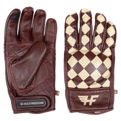 Holy Freedom 2021 Bullit Leather Gloves Unsulto Burgundy / Cream