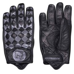 Holy Freedom Bullit Leather Gloves Anthracite / Black