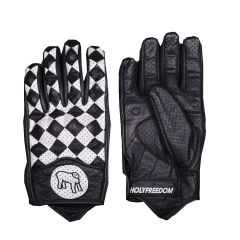 Holy Freedom Bullit Leather Gloves White / Black