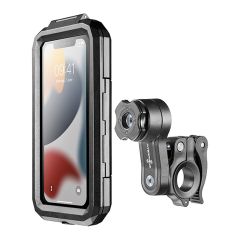 Interphone 6.5 Quiklox Armor Pro Case Black With Handlebar Mount For Smartphones