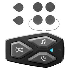 Interphone Ucom 3 Bluetooth Intercommunication System Black With 40mm Speakers