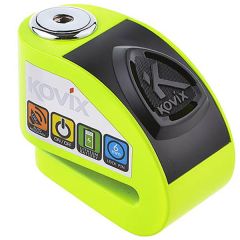 Kovix KD6 Alarmed Disc Lock Fluo Green With 6mm Pin