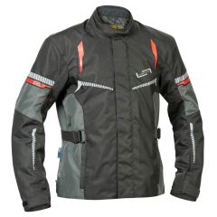 Lindstrands Backafall All Season Touring Textile Jacket Black / Grey