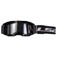 LS2 Aura Pro Goggles Black With Iridium Black Lens For Helmets