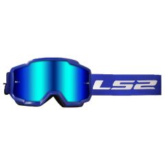 LS2 Charger Goggles Blue With Iridium Blue Lens For Helmets
