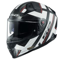 LS2 Vector 2 Carbon FF811 Strong White / Black