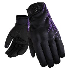 LS2 Jet Ladies Textile Gloves Purple