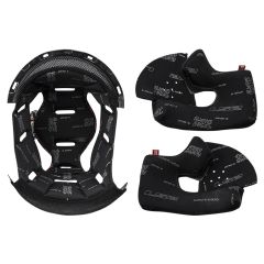 LS2 Replacement Liner Kit Black For FF397 Vector Evo / FF390 Breaker Helmets