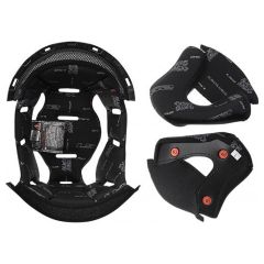 LS2 Replacement Liner Kit Black For Verso OF570 Helmets