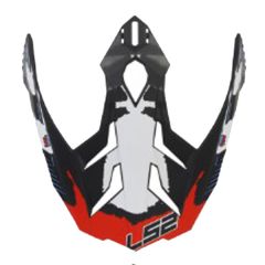 LS2 Peak Extend Matt Red For Explorer C MX701 Helmets