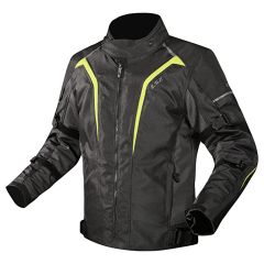 LS2 Sepang Textile Jacket Black / Hi-Viz Yellow